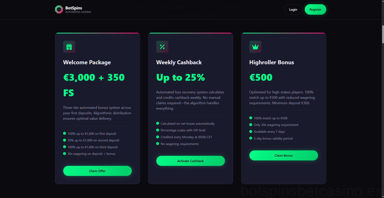 Botspinsbet Casino Casino